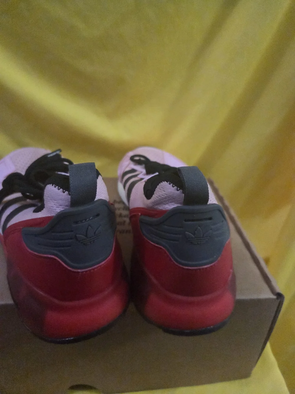 Adidas Ninja X Zx 2k Boost True Pink Scarlet ( Worn, Not In Original Box)